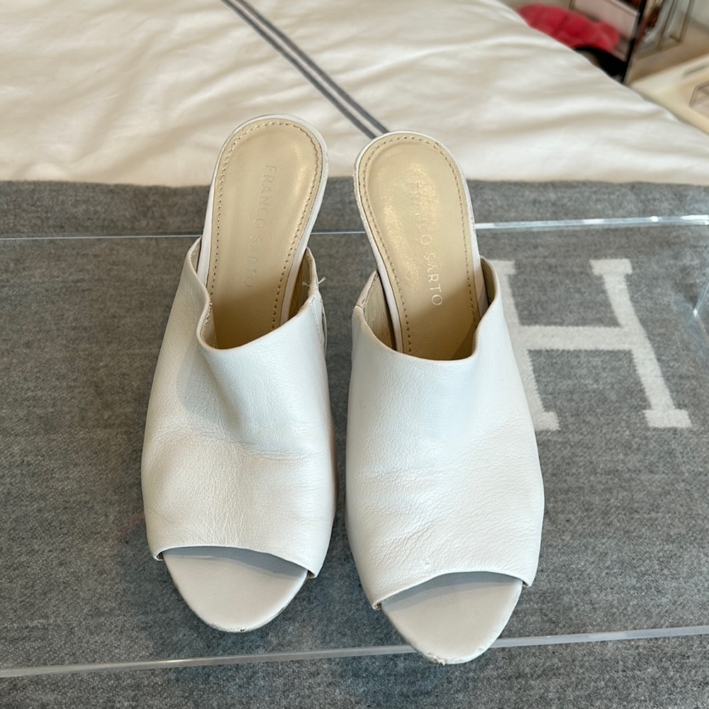 Franco Sarto mules. 31/2” heel